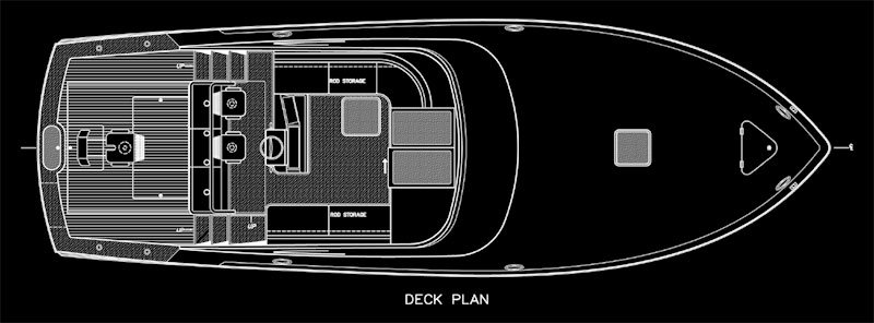 Lost River 44' Express - Deck Profile